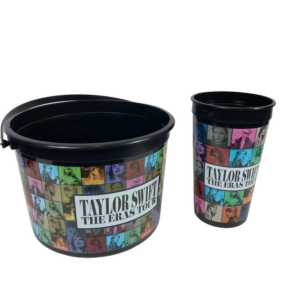 Taylor Swift Eras Tour Popcorn Bucket and Cup